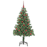 Albero di Natale con 150 LED con supporto Verde 150 cm PVC