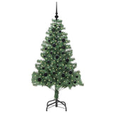 Albero di Natale con 150 LED con supporto Verde 150 cm PVC
