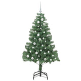 Albero di Natale con 150 LED con supporto Verde 150 cm PVC