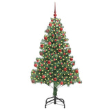 Albero di Natale con 300 LED con supporto Verde 180 cm PVC