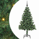 Albero di Natale con 300 LED con supporto Verde 180 cm PVC