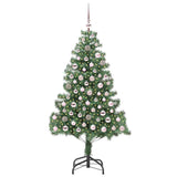 Albero di Natale con 300 LED con supporto Verde 180 cm PVC