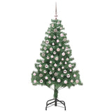 Albero di Natale con 300 LED con supporto Verde 180 cm PVC