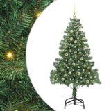 Albero di Natale con 300 LED con supporto Verde 180 cm PVC