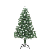 Albero di Natale con 300 LED con supporto Verde 180 cm PVC