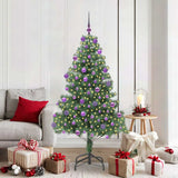 Albero di Natale con 300 LED con supporto Verde 180 cm PVC