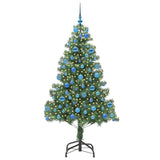 Albero di Natale con 300 LED con supporto Verde 180 cm PVC
