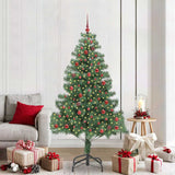 Albero di Natale con 300 LED con supporto Verde 210 cm PVC