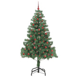 Albero di Natale con 300 LED con supporto Verde 210 cm PVC