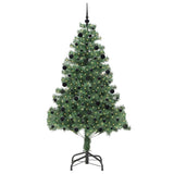 Albero di Natale con 300 LED con supporto Verde 210 cm PVC
