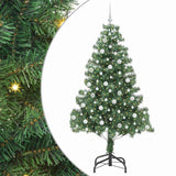 Albero di Natale con 300 LED con supporto Verde 210 cm PVC