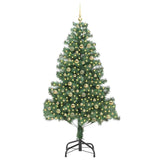 Albero di Natale con 300 LED con supporto Verde 210 cm PVC