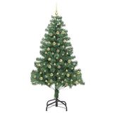 Albero di Natale con 300 LED con supporto Verde 210 cm PVC