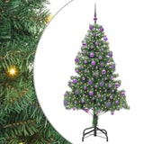 Albero di Natale con 300 LED con supporto Verde 210 cm PVC