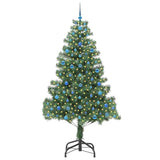 Albero di Natale con 300 LED con supporto Verde 210 cm PVC