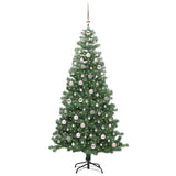 Albero di Natale con 300 LED con supporto Verde 240 cm PVC