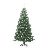 Albero di Natale con 300 LED con supporto Verde 240 cm PVC