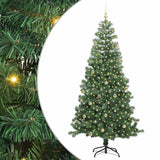 Albero di Natale con 300 LED con supporto Verde 240 cm PVC