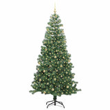 Albero di Natale con 300 LED con supporto Verde 240 cm PVC