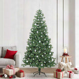 Albero di Natale con 300 LED con supporto Verde 240 cm PVC