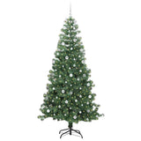 Albero di Natale con 300 LED con supporto Verde 240 cm PVC
