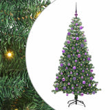 Albero di Natale con 300 LED con supporto Verde 240 cm PVC