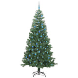 Albero di Natale con 300 LED con supporto Verde 240 cm PVC