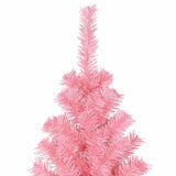 Albero di Natale con 300 LED con supporto Rosa 180 cm PVC