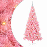 Albero di Natale con 300 LED con supporto Rosa 180 cm PVC