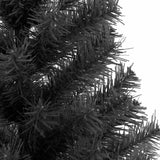 Albero di Natale con 300 LED con supporto Nero 180 cm PVC