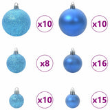 Albero di Natale con 300 LED con supporto Nero 210 cm PVC