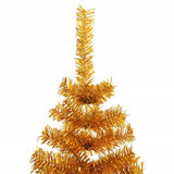 Albero di Natale con 300 LED con supporto Oro 180 cm PET