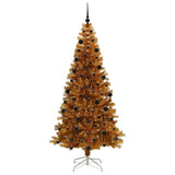 Albero di Natale con 300 LED con supporto Oro 210 cm PET
