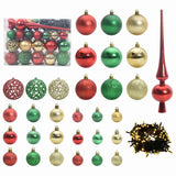Albero di Natale con 150 LED con supporto Argento 120 cm PET