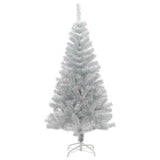 Albero di Natale con 150 LED con supporto Argento 150 cm PET
