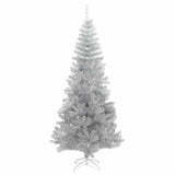 Albero di Natale con 300 LED con supporto Argento 180 cm PET