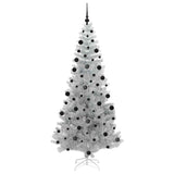 Albero di Natale con 300 LED con supporto Argento 210 cm PET