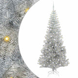 Albero di Natale con 300 LED con supporto Argento 240 cm PET