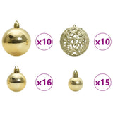 Albero di Natale con 300 LED con supporto Argento 240 cm PET