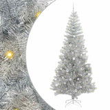 Albero di Natale con 300 LED con supporto Argento 240 cm PET