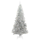 Albero di Natale con 300 LED con supporto Argento 240 cm PET