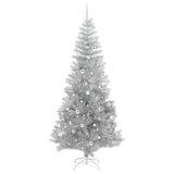 Albero di Natale con 300 LED con supporto Argento 240 cm PET