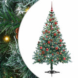 Albero di Natale artificiale Verde 150 cm PVC e Acciaio