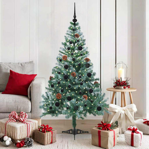 Albero di Natale artificiale Verde 150 cm PVC e Acciaio