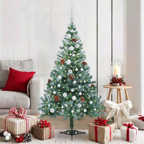 Albero di Natale artificiale Verde 150 cm PVC e Acciaio