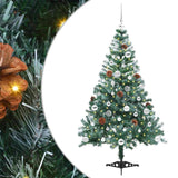 Albero di Natale artificiale Verde 150 cm PVC e Acciaio