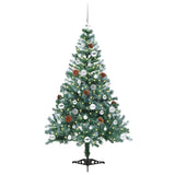 Albero di Natale artificiale Verde 150 cm PVC e Acciaio