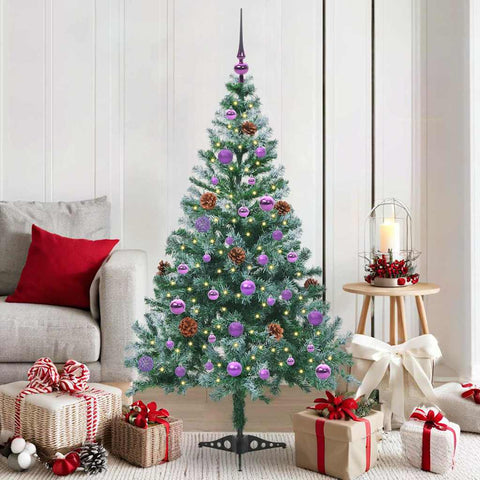 Albero di Natale artificiale Verde 150 cm PVC e Acciaio