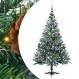 Albero di Natale artificiale Verde 150 cm PVC e Acciaio