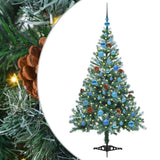 Albero di Natale artificiale Verde 150 cm PVC e Acciaio